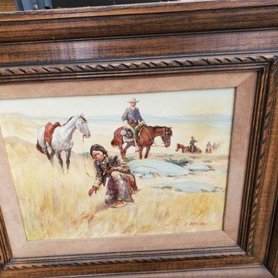 Signed Shep Chadhorn painting 