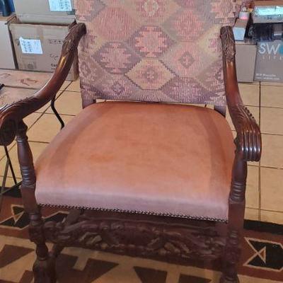 rustic western chair 