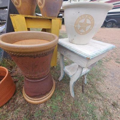 pottery and outdoor items 