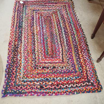 braided rectangular rug 