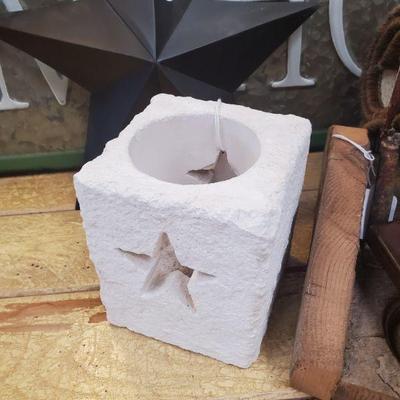 texas candle holder 