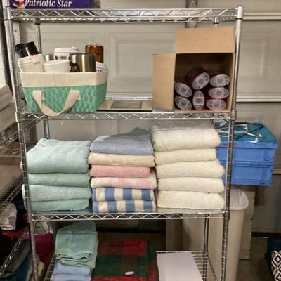 Towels, travel cups