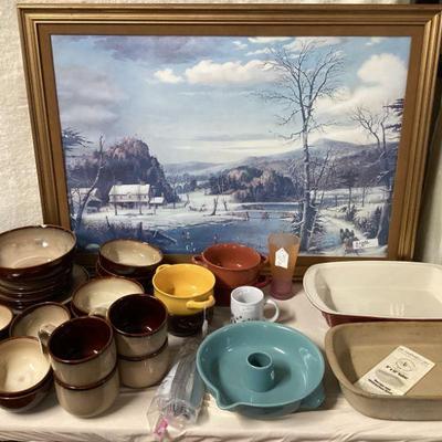 Dinner dishes,  cookware