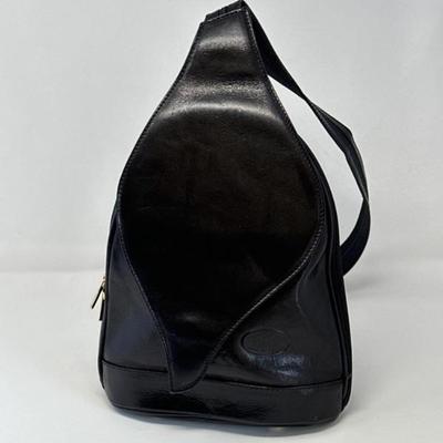 Pelletteria Black Italian Leather Purse Handbag