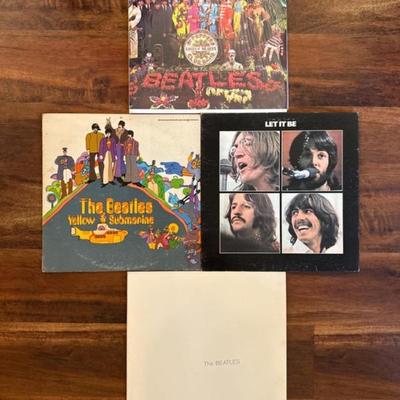 BEATLES- Yellow Submarine, Let It Be, Sgt Peppers, The Beatles