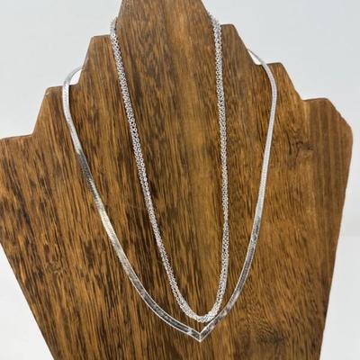 Sterling Necklace Duo