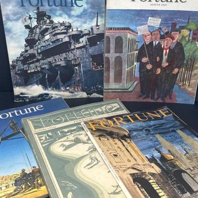 Vintage Fortune Magazines- 30â€™s, 40â€™s & 50â€™s (20 books)