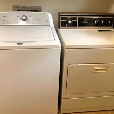 Bravos Maytag washer, older Kenmore dryer