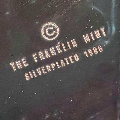 The Franklin Mint silverplate stein 