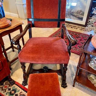 Set of chairs - amazing antique throne chairs 
 Spanish revival
Jacobean 