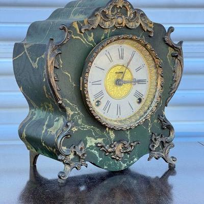 Antique E. Ingraham Co. Mantle Clock
