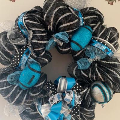 Carolina Panthers Xmas decor
