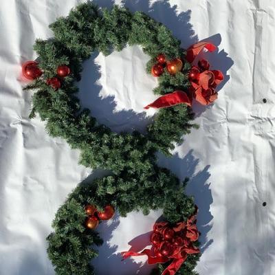 Holiday wreaths and garlands