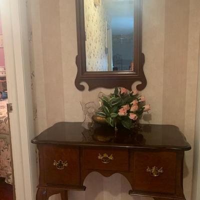 Entryway table & mirror