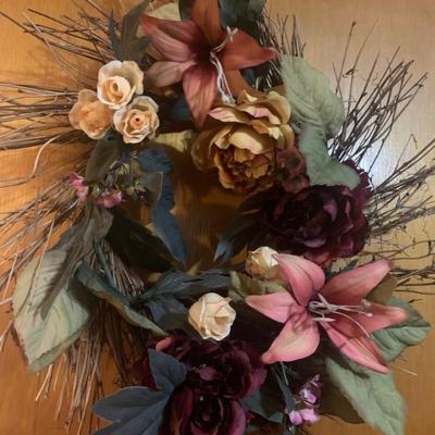Silk floral wreaths 