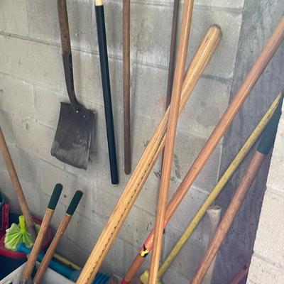 Yard Tools; Shovels, Rakes, Saws, etc