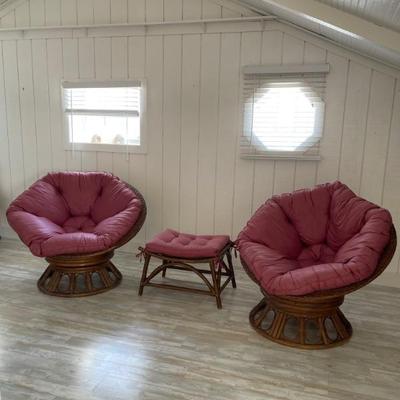 Papa San Rattan Chairs from the Philippines (on the top floor)