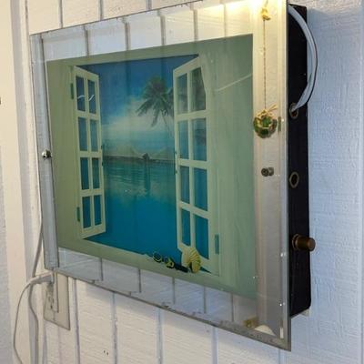 Illuminated Tropical Mirror w/ Sound of Waves