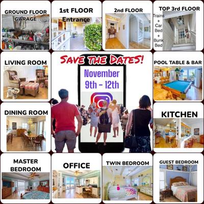 SAVE THE DATES! November 9th - 12th from 8:00am - 3:00pm Daily