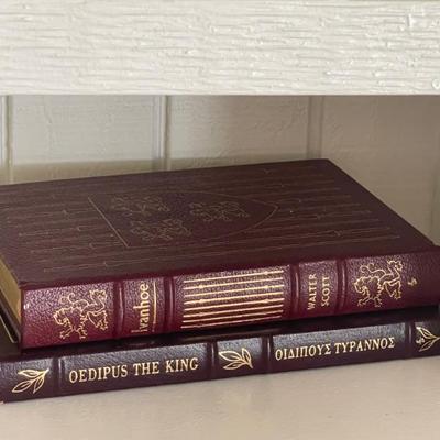 Leather bound Easton Press Books (far more than just whatâ€™s pictured here)