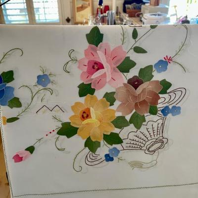 Embroidered Tablecloths 