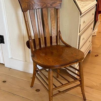 Antique chapel chair
