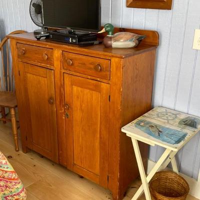 1850s Antique Jelly Cupboard (in upstairs Guest Bedroom)