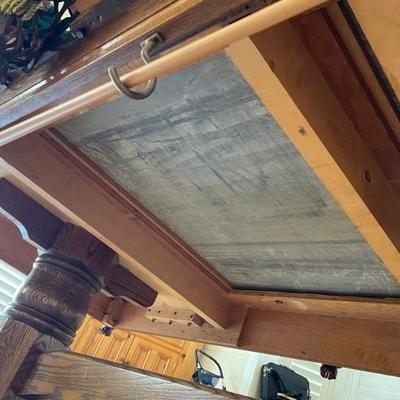 Slate top pool table 