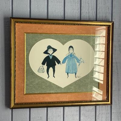 Signed Buckley Moss Limited Amish Print