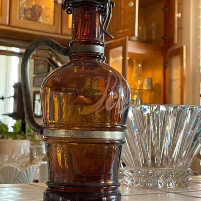 Pre-Prohibition Antique Schlitz Beer Bottle / Growler