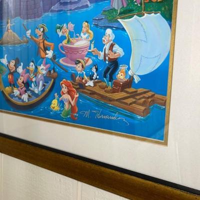 Mickey Mouse, Minnie, Donald Duck, Goofy, Alice in Wonderland, The Little Mermaid, Pinocchio & Geppetto