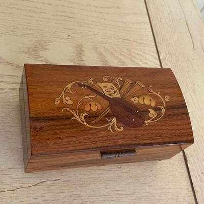 Inlaid Wooden Music Box