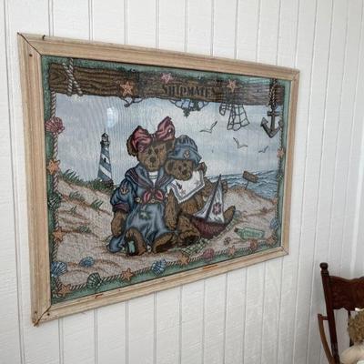 Framed Teddy Bear Blanket