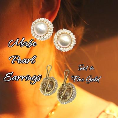 Mabe Pearl Earrings
