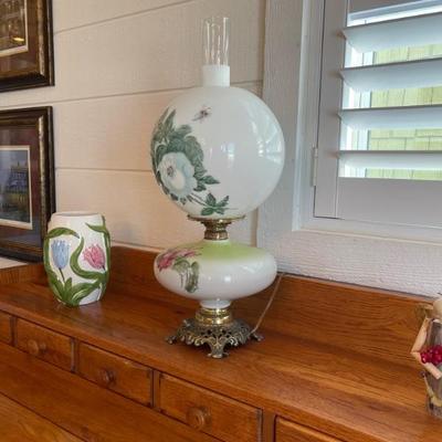 Vintage Gone with the Wind Parlor Lamp