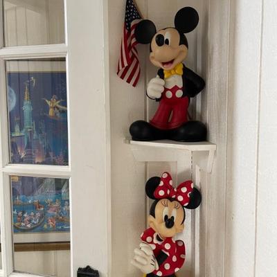 BIG FIG (figure) Mickey Mouse & Minnie Mouse Statues