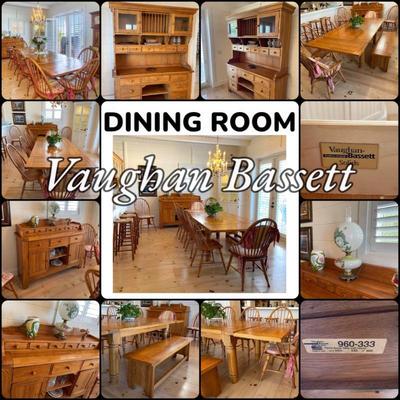 Vaughan Bassett Solid Oak Dining Room Furniture 