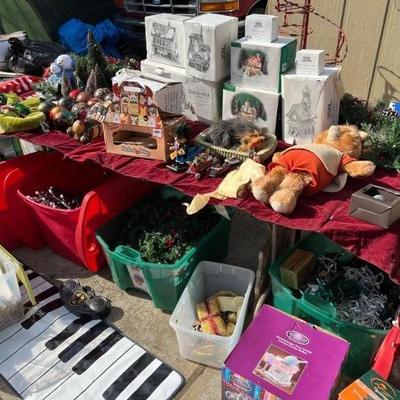 Scores of Christmas decorations - from both estates - still unpacking Sebastopol 