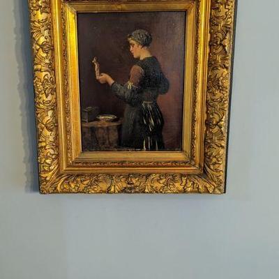 1800's Sipke Kool Signed Oil Painting 