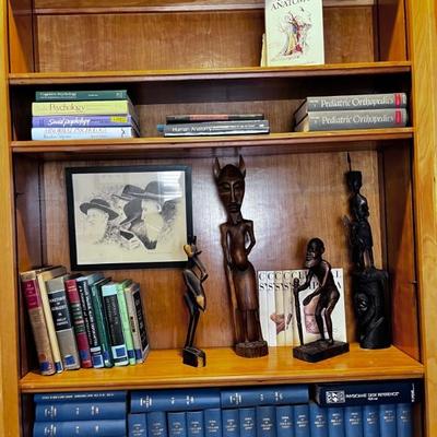 Vintage wood Statues