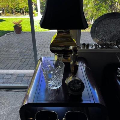 Side table
Brass Lamp
