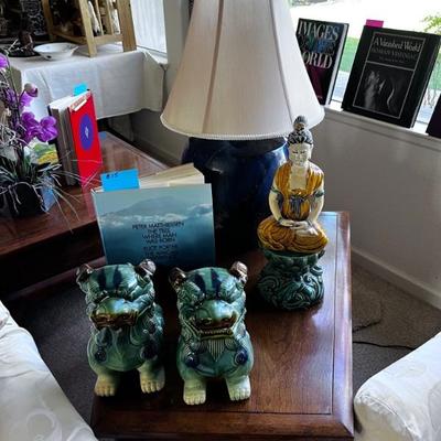Wooden mid-modern table
Asian Decor