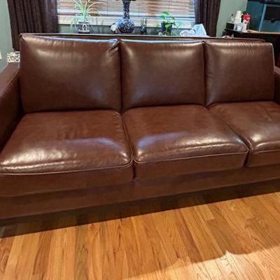 Raymour And Flanigan Leather Sofa
