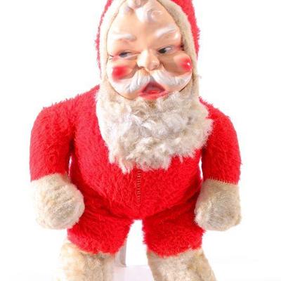 Plush Santa w/ Rubber Face