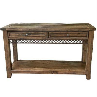 Distressed Finish Console Table