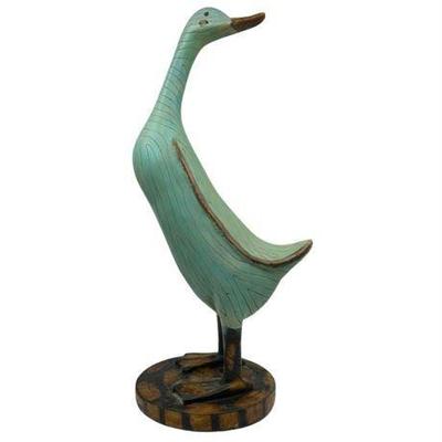 Decorator Carved Duck Figurine