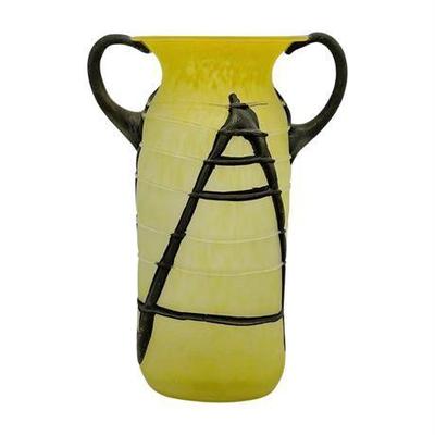 Romanian Art Glass Vase