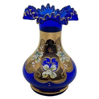 Bohemian Blue Vase