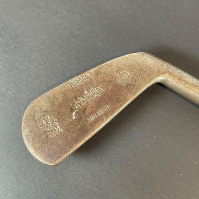 Antique Wood Shaft gold Club