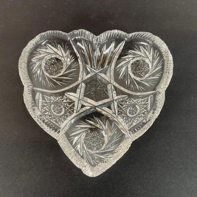 Heart Shape Cut Glass